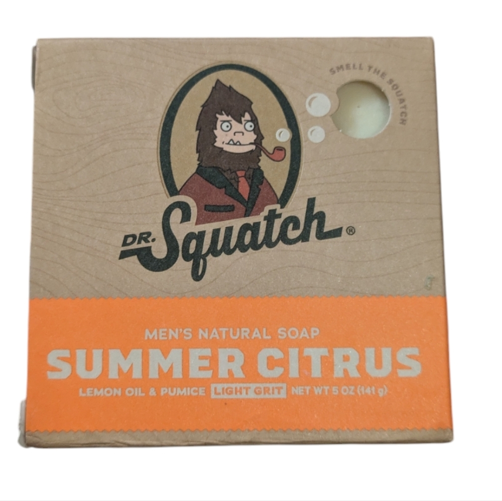 Dr Squatch natural soap Summer Citrus
